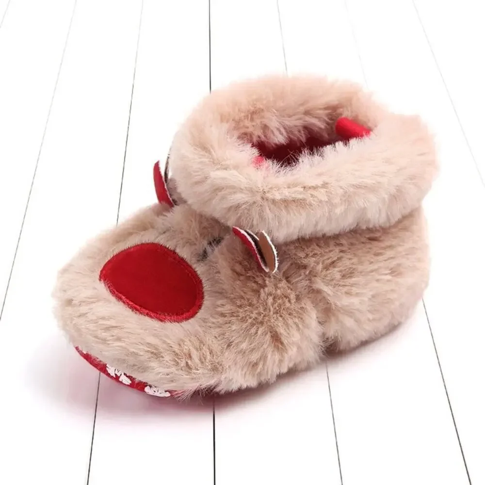 New pre walker warm non slip slippers size 1 (0-6 months), 2 (6-12 months)